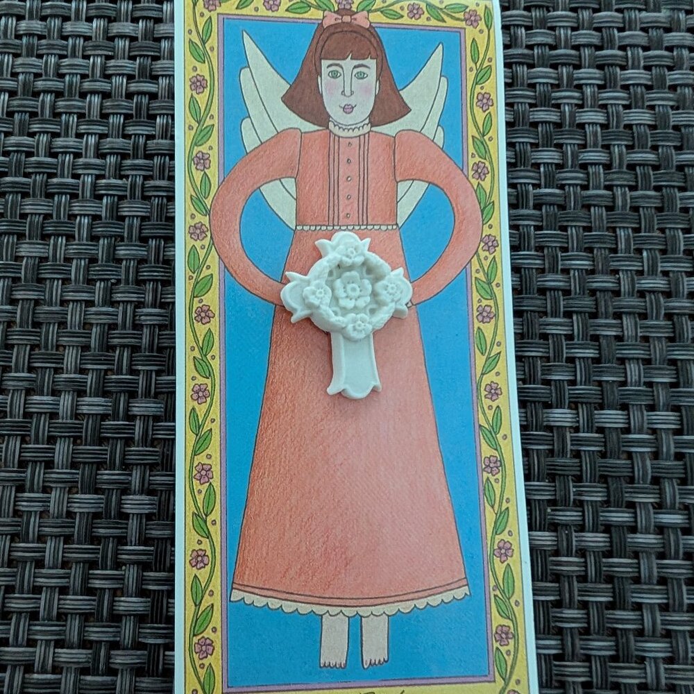 NWOT Margaret Furlong Flower Cross pin
